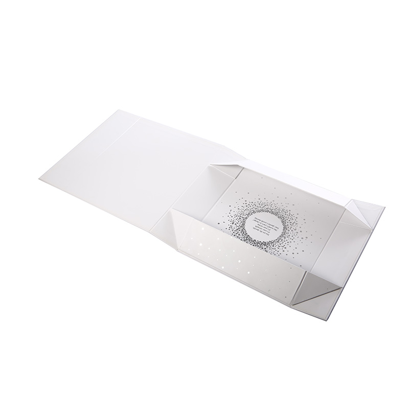 Personlig Flap Folding Luxury Custom White Kraft Paper Cardboard Keepsake Magnetisk presentförpackning