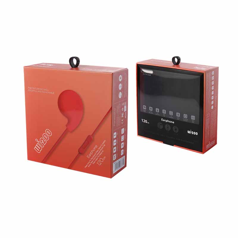 Nytt design-ID och bas Fyrkantig förpackningslåda för telefontillbehör som används