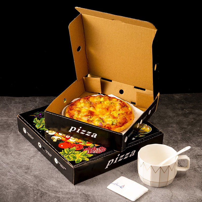 Billiga Custom Logo Printing Design Paper Pizza Box